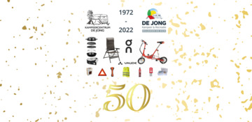 DE JONG bestaat 50 jaar! En dat wordt gevierd met winacties en aanbiedingen