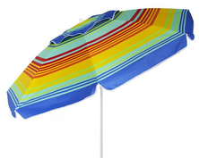 Eurotrail Strandparasol Kantelbaar Multicolour