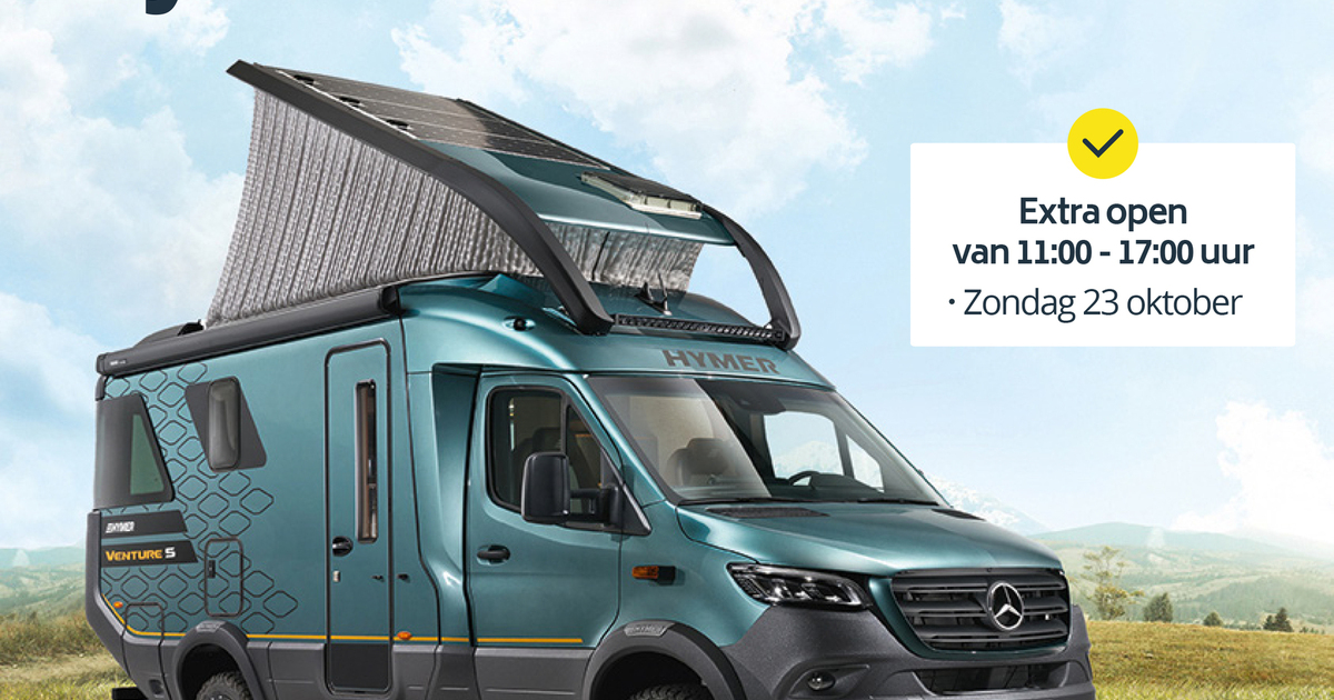 Preview weekend Hymer Venture S. | DE JONG Kampeer & Recreatie