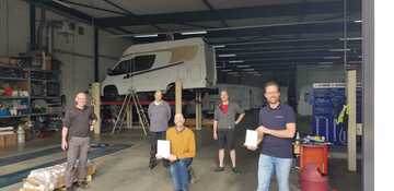 DE JONG Kampeer & Recreatie officieel Erwin Hymer Group gecertificeerd!