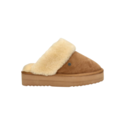 Warmbat Flurry Suede Plateau Dames Pantoffel