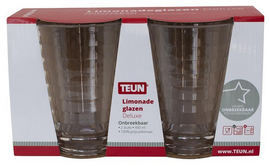 TEUN Limonadeglazen Deluxe 400 ml